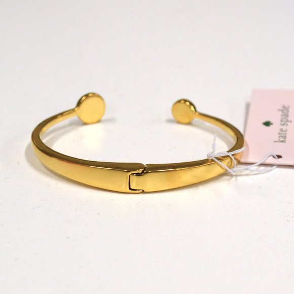 Kate Spade Spot the Spade Gold Metal Bangle - Picture 3 of 4